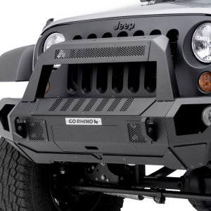 Jeep Wrangler Bumper - Go Rhino - Trailline - Textured Black - `07-`20